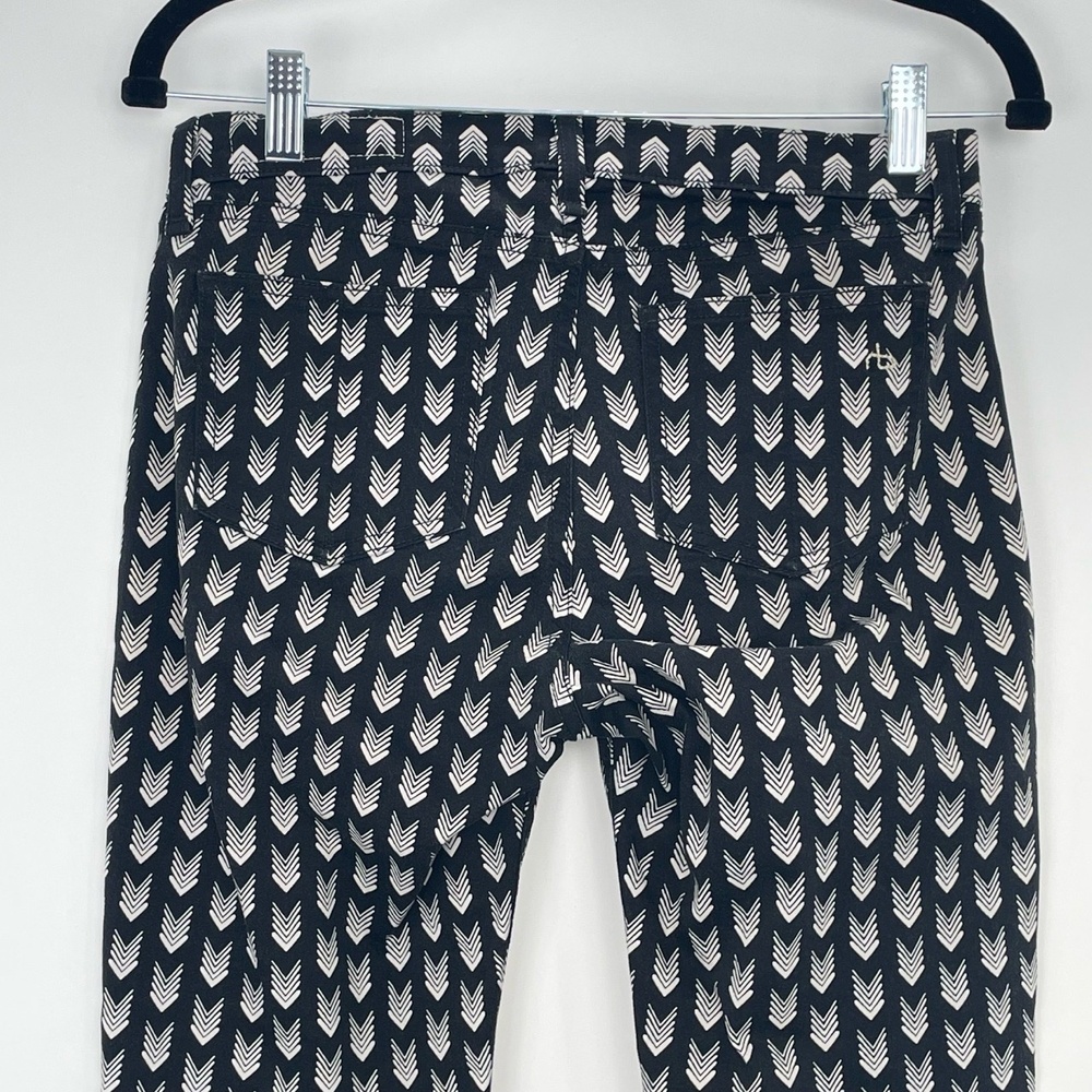 Rag & Bone Women's Black & White New Arrow Print Legging Size 27 - Picture 9 of 10